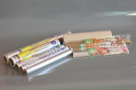 Foil, baking sleeve, baking paper