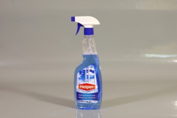 Засіб  миючий для скла ТМ "HELPER" розпилювач (0,5 л)