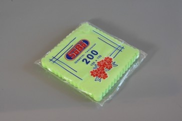 Серветки паперові зубковані (15х15 см, салатові) (200 шт.)