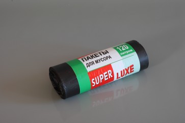 Пакети на сміття (120 л, LDPE) (25 шт.) (Україна)