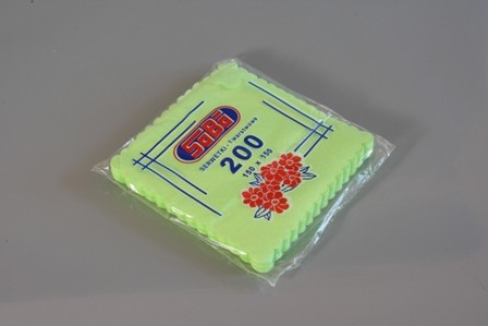 Серветки паперові зубковані (15х15 см, салатові) (200 шт.)