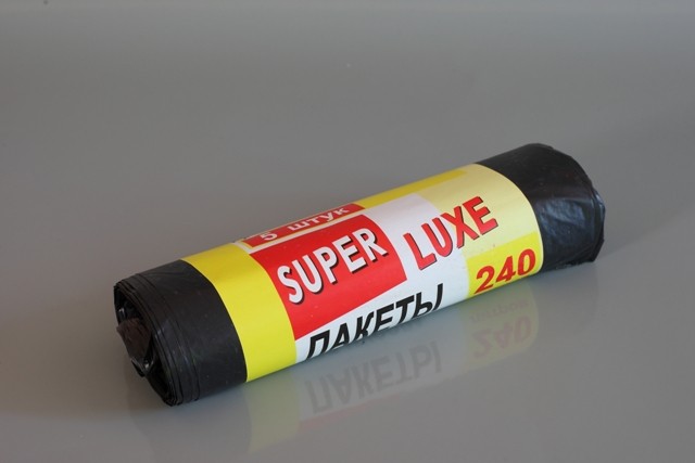 Пакети на сміття (240 л, LDPE) (5 шт.) (Україна) 