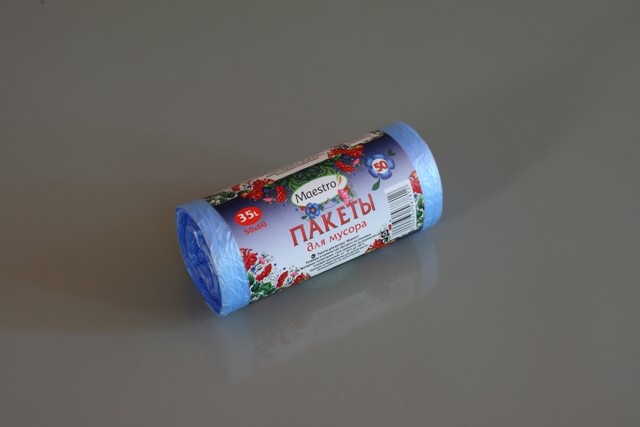 Пакети на сміття (35 л, LDPE) (15 шт.) (Україна)