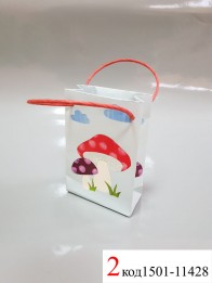 Пакети подарункові паперові "BRAUN" (11х6х5 см)