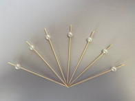 Шпажка «Біла перлина» (100 шт.)