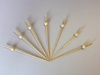 Шпажка «Бежева намистина» (100 шт.)