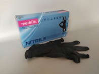 Рукавиці нітрилові чорні (100 шт.)