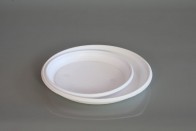 Тарілка біла (100 шт.)