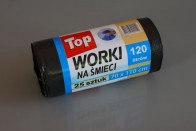 Пакети на сміття з зав'язками (60 л, HDPE) (10 шт.) (Україна)