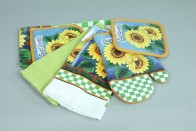 Комплект кухонний (5 предметів, бавовна) 2