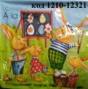 Серветки 3-шарові “VIVA” - "Великодня тематика" (Німеччина) (20 шт.)