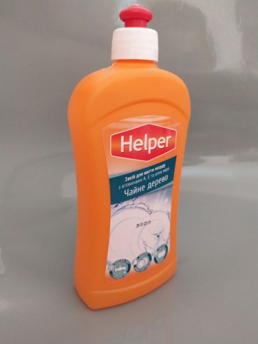 Засіб для миття посуду ТМ "HELPER" "Чайне дерево" (500г)
