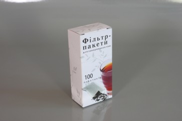 Фільтр пакет на чай XXL (100 шт.)