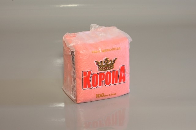 Серветки паперові кольорові (100 шт.)