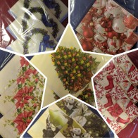 Набір святковий новорічний (скатертина - 1 шт., серветки - 12 шт.)