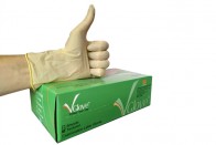 Рукавиці латексні БЕЗ ПУДРИ "VGlove" (100 шт.) 