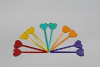 Шпажка пластикова "Серце" (1000 шт.)