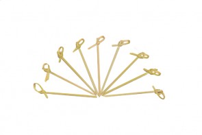 Decorative coctail picks "Knot"  (100 pcs)